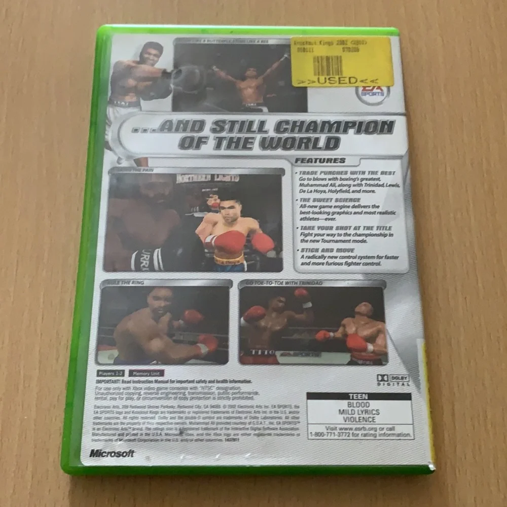 EA Knockout Kings 2002 Pre Owned
